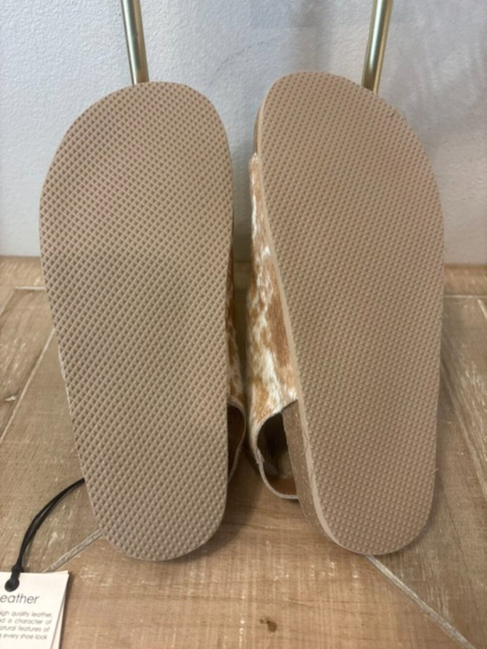 NEW Myra Mountain Path Hair-On Leather Sandals Brown Women's Sizes: 8-11 - Picture 4 of 5
